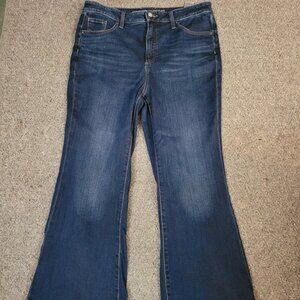 Chicos So Slimming High Rise Flare Indigo Size 14 Jeans